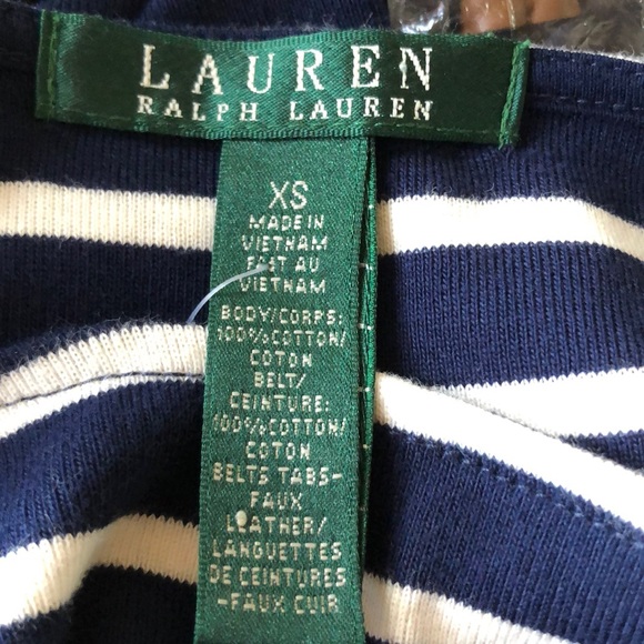 Ralph Lauren Blue and White Stripe Dress. - Picture 9 of 10